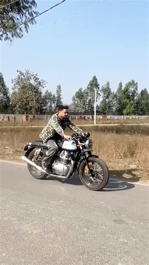 Modern ride. Old soul.Continental GT 650 hits different #gt650 #royalenfieldgt650