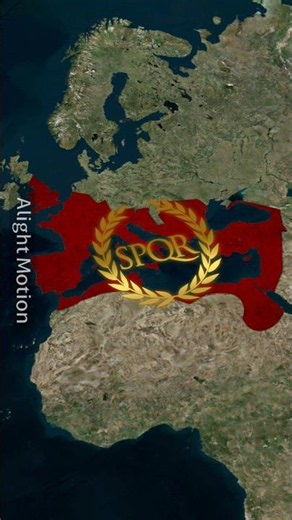 The RISE of the ROMAN EMPIRE #geography #empire #edit #map #history #mapedit #viral #shorts