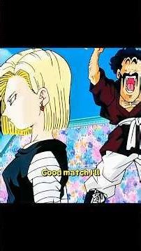 Android 18 threatens The Champ 😂 #dragonball #dragonballsuper #shorts