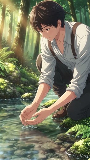 🌲 FOREST ADVENTURE QUEST – GHIBLI STYLE #forest #explore #ghiblistyle #shorts