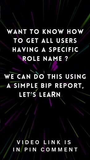 Create a BIP Report in Oracle Fusion | Get All Users Having a Specific Role Name