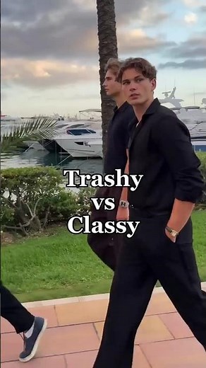 Classy vs Trashy Men's Fashion! Give us a follow for more! #mensfashion #oldmoneyoutfits#classy