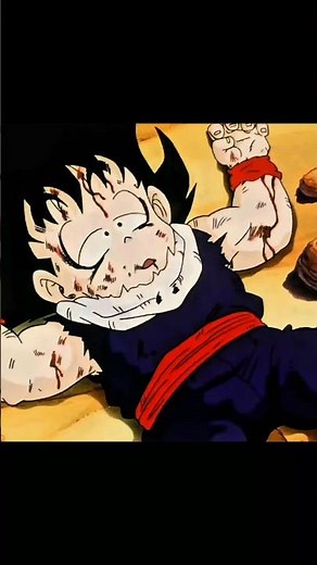 Gohan transform into a ozaru ape #gohan #goku #dbheros #dragoball