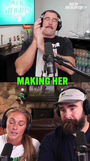 Kylie finally knows what it’s like recording with Jason 🤣😭 THE KYLIE KELCE EPISODE PREMIERES NOW!!! link in bio