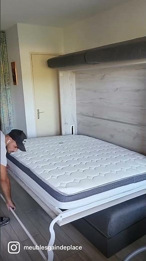Démonstration lit escamotable canapé
