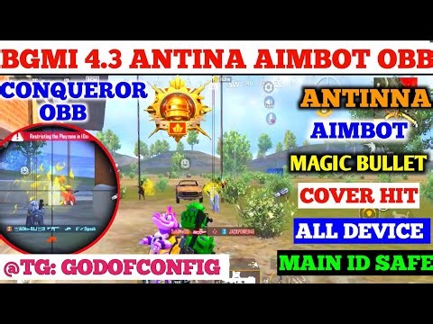 BGMI 4.3 AIMBOT ANTINNA OBB | BGMI 4.3 BULLET TRACK OBB | BGMI 4.3 ANTINNA AIMBOT OBB MAIN ID SAFE