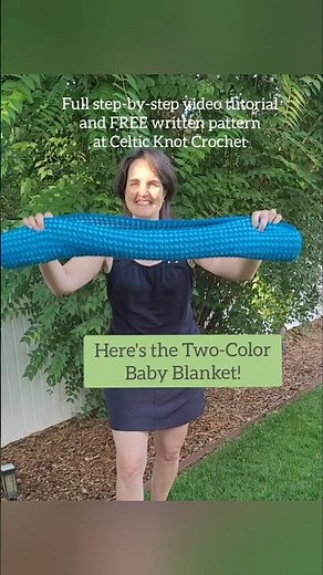 😲 Gorgeous Crochet Baby Blanket with EASY stitches!