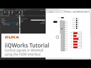 KUKA iiQWorks: Signal mapping with Y200 interface in iiQWorks.Sim