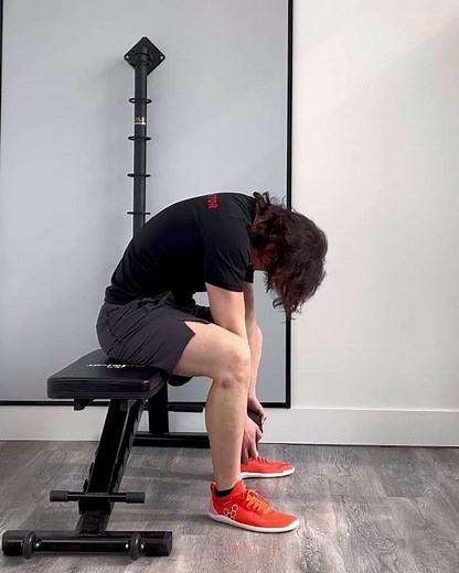 Seated Jefferson’s Curl - segmental flexion and erector spinae strengthening
