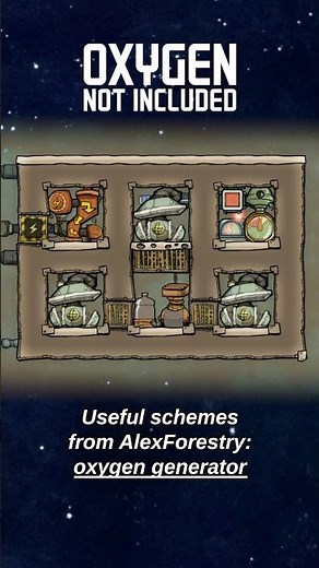 Oxygen generator: useful schemes #01 [Oxygen Not Included]