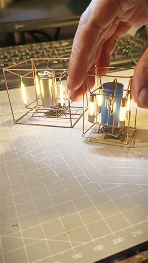 another "flip cube" led lantern #diy #led #craft