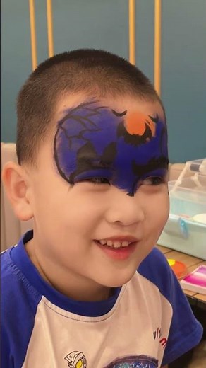 Halloween face painting isn’t as tricky as it looks! 👻