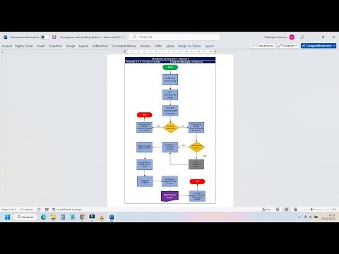 Como mapear processos no Word - Como fazer fluxograma no word - Mapeamento de Processos Aula 10