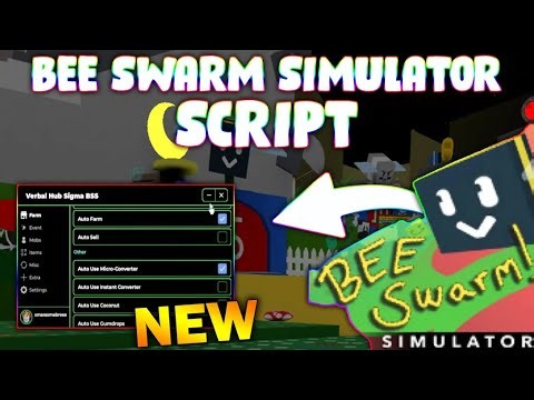 *NEW* Bee Swarm Simulator Script (PASTEBIN 2026) ( AUTO CONVERTER , AUTOFARM , AVOID/KILL MOBS )
