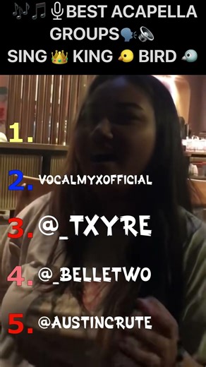 🎶🎵BEST ACAPELLA GROUPS🗣️🎤 #rankings #fyp #trending #sing #voice #amazing #dancesong #songs #trending