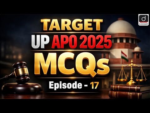 MCQs for UP APO 2025 | UP APO 2025 | Judiciary | Drishti Judiciary