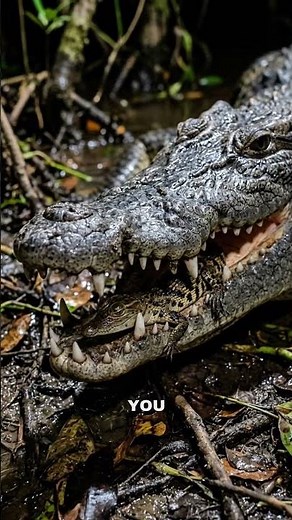 Newborn Crocodile's First Day Alive — Mom Had One Job