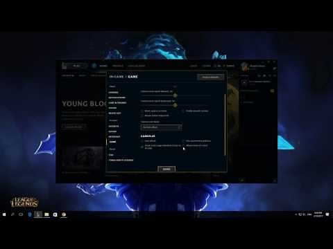 How To Enable Attack Move On Cursor In League Of Legends Client 2017 '