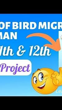 EVS PROJECT ON Effect Of Bird Migration On Human | Maharashtra Board | EVS Project | Class 11th,12th