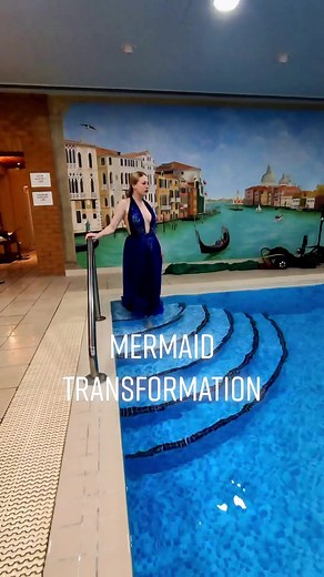 Professional Mermaid Transformation Underwater with Unholy Grace