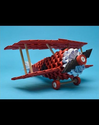 Creating a 3D Origami Paper Airplane - Fun Paper Craft!