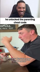 he unlocked the parenting cheat code 🤣 #funny