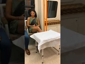 Dating with a stranger on a train