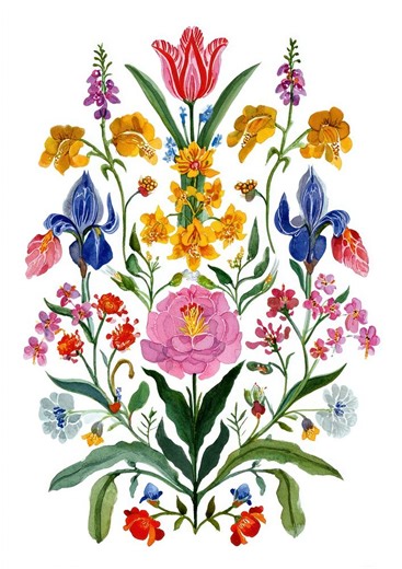 Download premium image of Vintage spring-floral frame flowers illustration arrangement. by Bambamfefe about flowers watercolor artistic, watercolor flowers, frame, flowers, and aesthetic 24928670