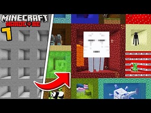 Ich habe JEDEN MOB in Minecraft Hardcore gefangen!
