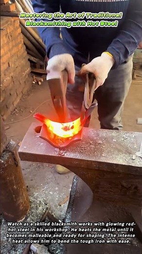Mastering the Art of Traditional Blacksmithing with Hot Steel
