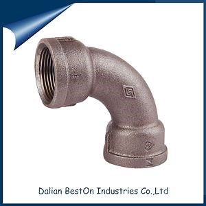 [Hot Item] ISO228 Bsp Threaded Malleable Cast-Iron Pipe Fittings for Natural Gas Line