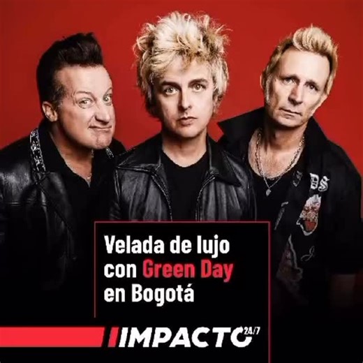 🚨🇨🇴 ÍCONO CULTURAL | El concierto de Green Day en Bogotá dejó huella y confirmó a Vive Claro como un referente cultural en la ciudad, un escenario que conecta a miles con la música y el arte. | Impacto 24/7