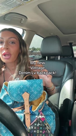 Stylish Vintage Denim LV Backpack Review