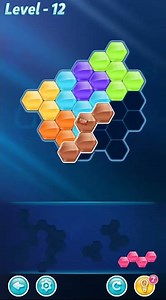 BLOCK! Hexa Puzzle! 7 Holic Level 12 (Rotate) - Lösung Solution Walkthrough