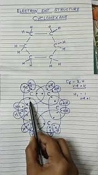 Electron dot structure of cyclohexane