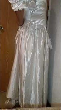 Wedding Dress Satín Ripped