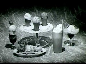 Borden Dairy Company - Ice Cream - Elsie Plays a Game - Vintage Commercial - 1950s - 1960s