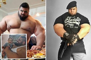 Meet the Iranian Hulk going from fighting Isis to bare knuckle boxing