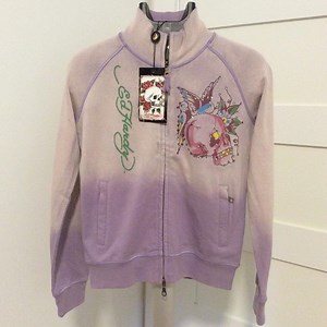 Ed Hardy Ed Hardy jacket Ed Hardy jacketDeadstock... | Depop