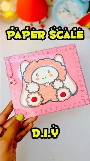 Diy paper scale at home | how to make paper scale #diy #craft #paper #handmade ​⁠#‪@craftykiki‬