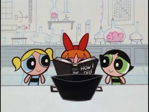 Blossom, Bubbles and Buttercup Create Bunny - The Powerpuff Girls (1998)