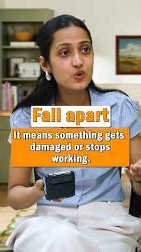 Difference between Fall out / Fall for/ Fall apart 🤔 #english #learnenglish #viralvideo