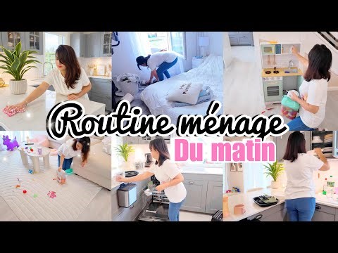 DAILY MORNING CLEANING ROUTINE || A MOM'S ROUTINE