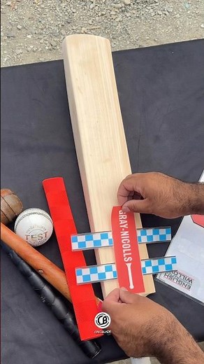 How to apply bat sticker at home | #cricket #cricketequipment #cricketlover et