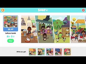 Toca Life World Complete In-app Purchase Store Tour
