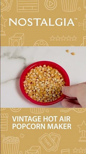 NAHP521RW | Nostalgia Vintage Hot Air Popcorn Maker #popcornperfection #popcorn #popcorntime