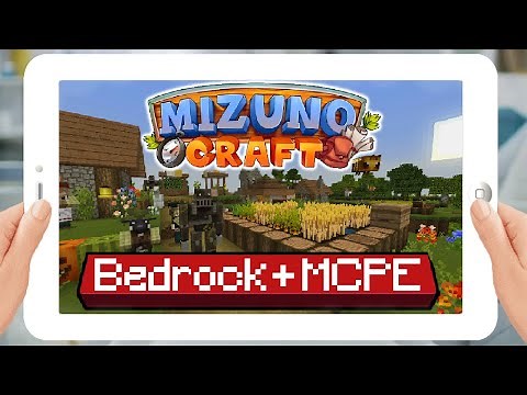 Mizuno Craft TEXTURE PACK 1.21/1.20/1.19 Bedrock & MCPE 👉 Minecraft PE 🎮📱