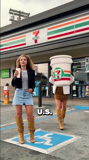 Why Are American Soda Cups SO Huge? 🥤😲#viral #viralvideo #shorts #trending #shortvideo