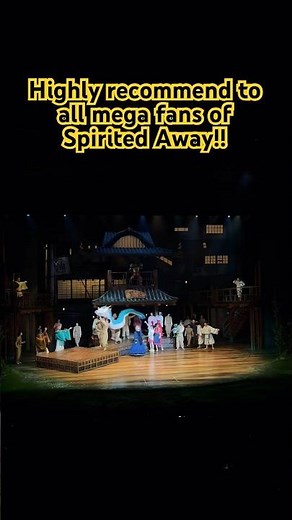 Spirited Away: live on stage in London #studioghibli #spiritedaway #theatre #ghibli