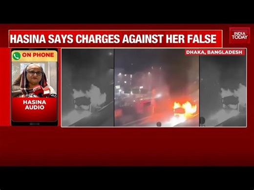 Bangladesh Burns: Arson, Blasts In Dhaka Ahead Of Verdict In Sheikh Hasina's Trial Today.